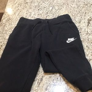Black Nike joggers
